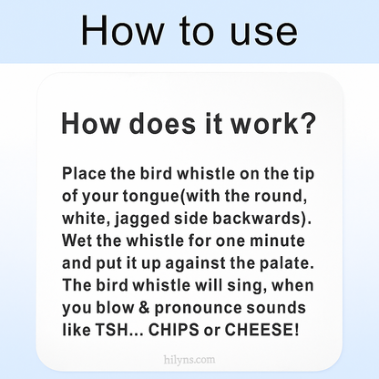 Hilyns™ Bird whistle